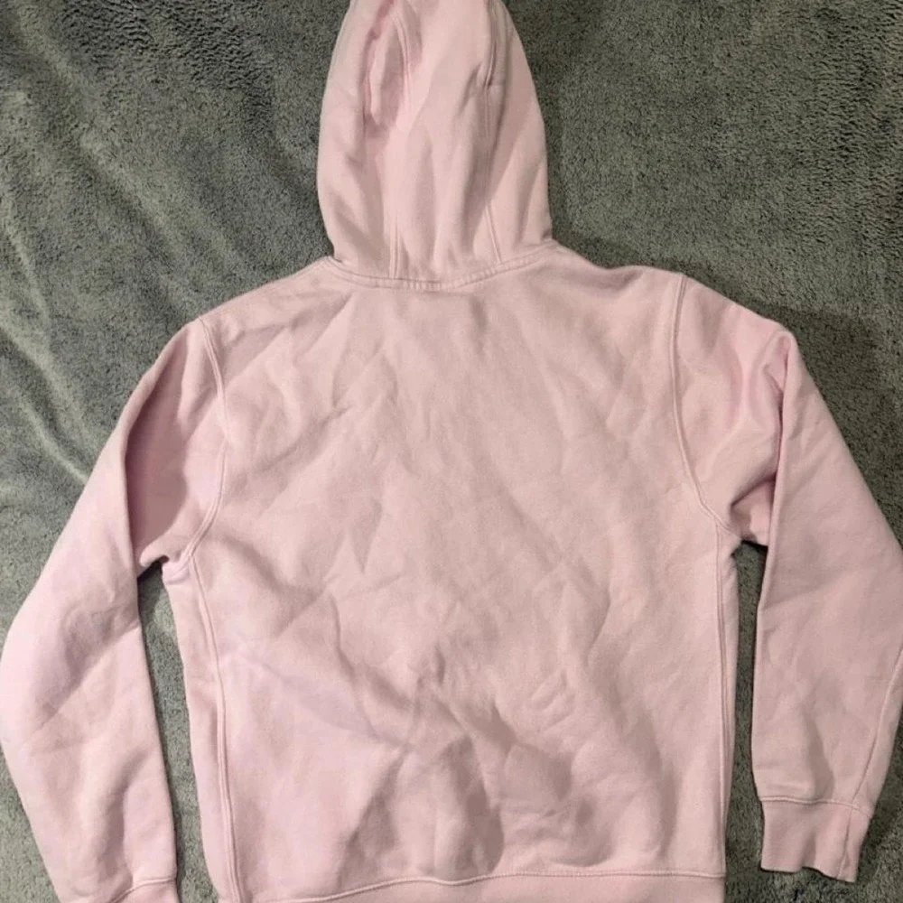 Nike Pink Club Fleece Pullover Hoodie Size Small
